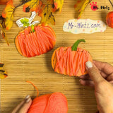 Printable pumpkin craft template for kids’ Halloween activities – fun coloring page with a smiling pumpkin design, perfect for creative projects at home or in school, ideal for young children.