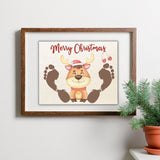 If you’re looking for a personalized Christmas gift your kids can make, try these footprint reindeer craft! They are so easy to make and will make a cute keepsake to save.