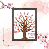 Printable kindness tree craft for kids with fingerprint leaves and “Kindness Makes Us Bloom” quote, ideal for SEL and empathy activities.