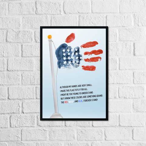 Celebrate the 4th of July with our US Flag Handprint Craft and poem, a meaningful tribute to the spirit of independence. Let your childs handprints showcase their love for America and the pride they feel as citizens.