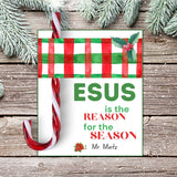 Jesus is the Reason for the Season Candy Cane printable cards with poem that you can give away as gifts. They are also perfect for witnessing at Christmas time! They also make great party favors!