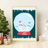 If you’re looking for a personalized Christmas gift your kids can make, try these fingerprint snowman!