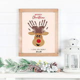 If you’re looking for a personalized Christmas gift your kids can make, try these handprint craft! This Christmas Handprint Craft is the perfect gift to send home to the parents for the holidays.