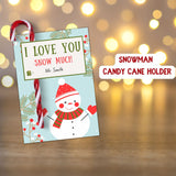 Candy Cane printable cards that you can give away as gifts. They are also perfect for witnessing at Christmas time! They also make great party favors!