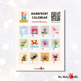 This Printable Handprint Memory book template is perfect for your toddler or preschoolers. This 2026 handprint calendar makes the perfect Christmas gift and keepsake item for parents that they will treasure for years to come.