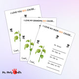 Handprint Mother's Day Art Craft for Mom and Grandma, featuring 'I Love My Mom' and 'I Love My Grandma' printable templates. Perfect for creating a personalized handprint keepsake gift for Mother's Day