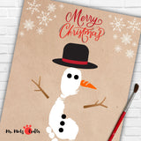 If you’re looking for a personalized Christmas gift your kids can make, try these footprint craft! This Christmas Footprint Craft is the perfect gift to send home to the parents for the holidays.