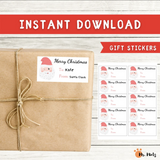Your handmade and homemade Christmas gifts will shine with custom labels as the finishing touch!