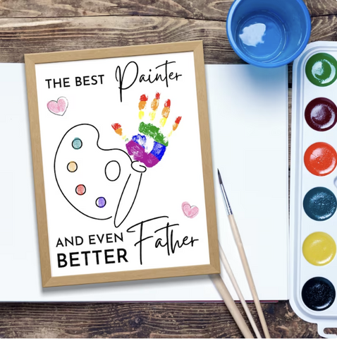 This Father's Day handprint craft is incredibly easy. These crafts are not only fun to make, but they also create lasting memories that dads can treasure for years to come. 