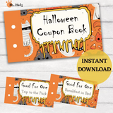 These cute coupon books allow you to create the perfect gift, customized by you for each recipient. Download this Halloween coupon book and get 24 unique pre-filled coupons as well as 6 blank ones for custom coupons. Happy Halloween!!!