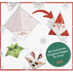 In Easy Christmas Origami, your kids are going to learn how to magically transform a piece of paper into cute animal figures in no time at all!