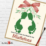 If you’re looking for a personalized Christmas gift your kids can make, try these footprint craft! This Christmas Footprint Craft is the perfect gift to send home to the parents for the holidays.
