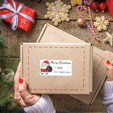 Your handmade and homemade Christmas gifts will shine with custom labels as the finishing touch!