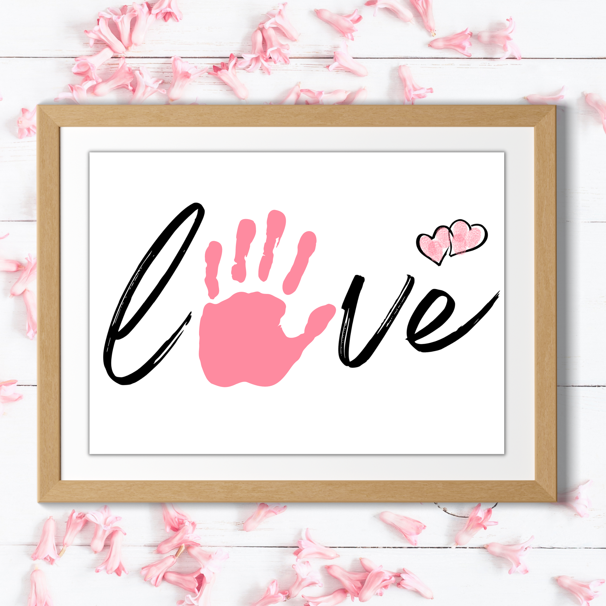 Valentines Day Handprint Art Craft Bundle / 8 designs – Mr. Mintz Crafts