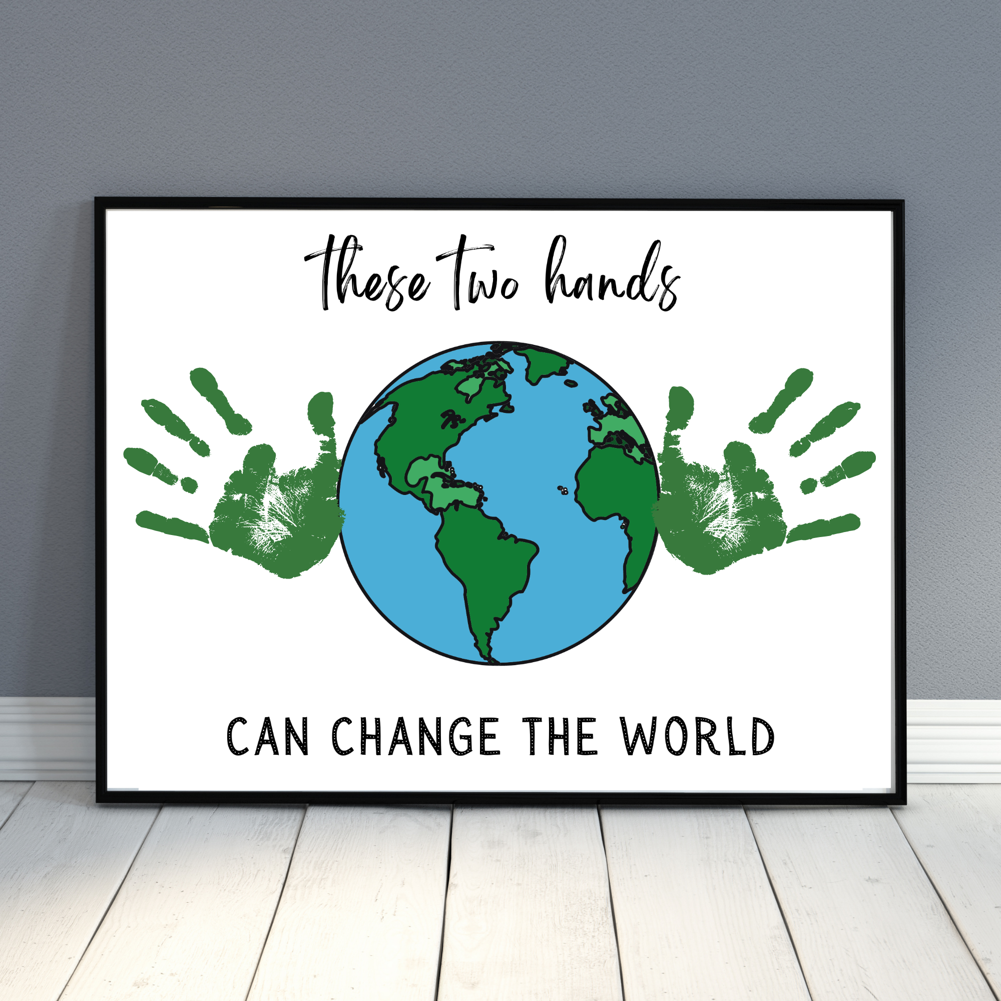 Today’s Craft Earth Day Handprint Craft – Mr. Mintz: Easy Crafts and Activities