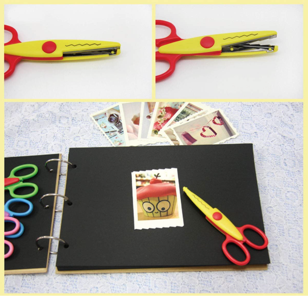 Zig Zag Paper Cutting Scissor for Kids Craft