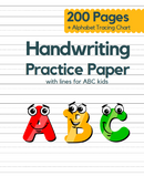 This Handwriting workbook helps kids of all ages to start learning letters of the alphabet and to improve their handwriting. Trace the letters and practice handwriting in this awesome and crazy lined paper book with dotted grid for practicing handwriting. Use it for personal practice at home or for your entire classroom.