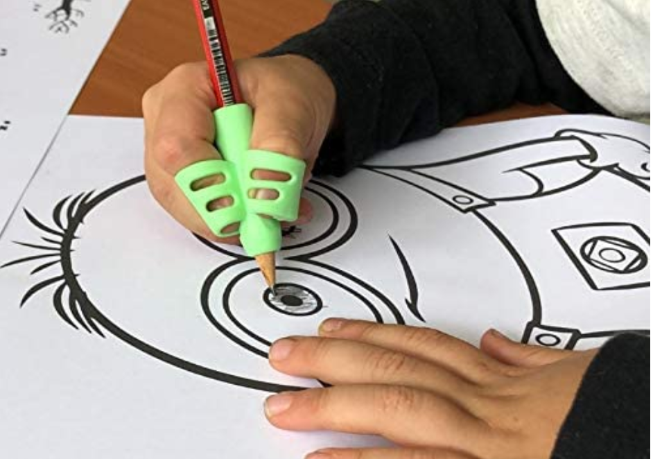 Auto-pencil For Kids Handwriting,with Pencil Grips,easy To  Hold,cute&creative Design,, &blue&green& ,school & Office Supplies,painting,  Drawing & Art Supplies - Temu United Arab Emirates
