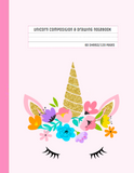 Looking for a unicorn primary composition notebook? This unicorn notebook for 6 years old girls has 120 blank pages with lines and picture space. Great for kid’s early year's letter and number form practice! Great for kid’s early years letter and number form practice!