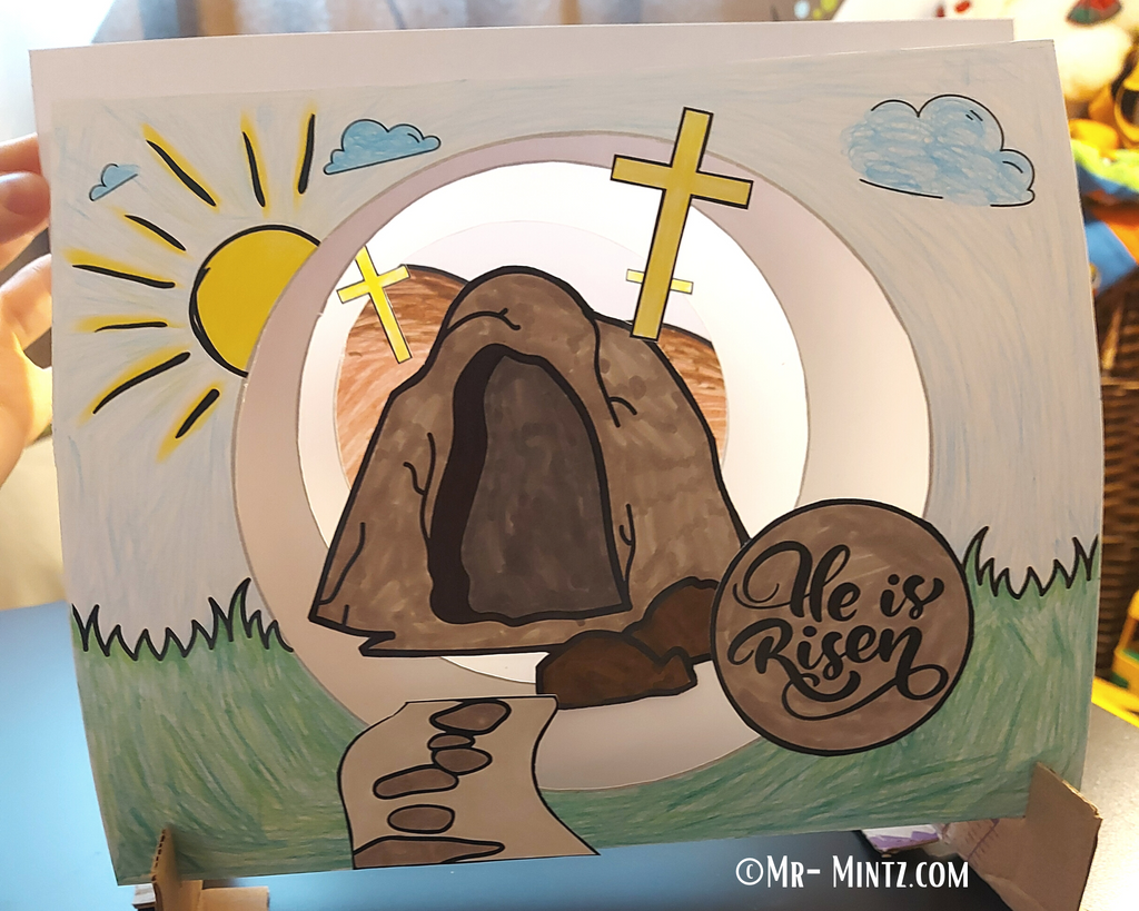 Easter Crafts for Kids: How to Make a Resurrection Scene