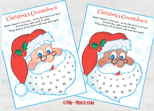 Christmas Countdown Printable: Time to Count Down