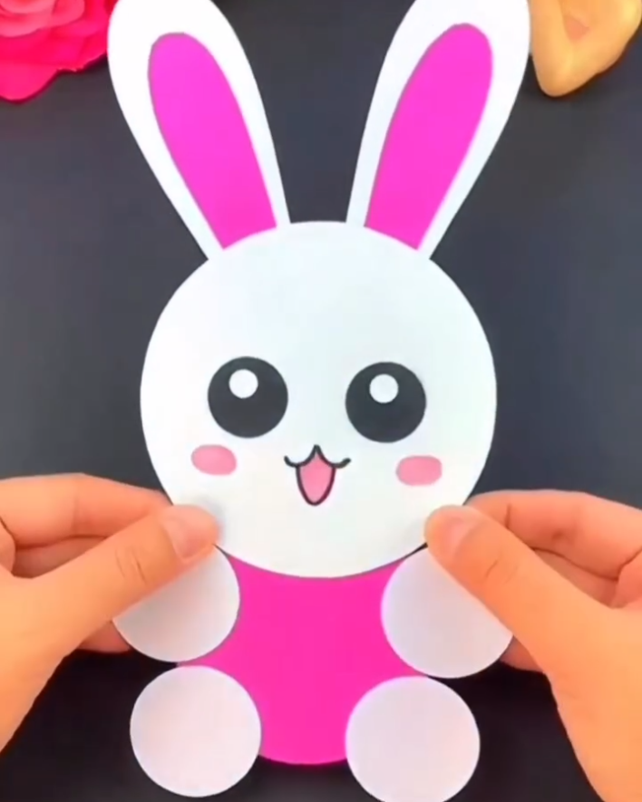 Easter Bunny Template: Paper crafting for Easter
