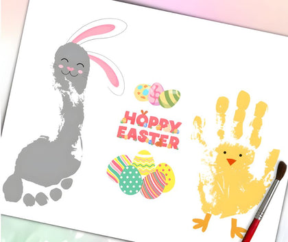 Easter Crafts for Kids: Printables & Handprint Keepsakes