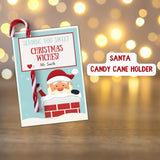 Candy Cane printable cards that you can give away as gifts. They are also perfect for witnessing at Christmas time! They also make great party favors!