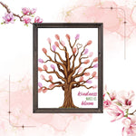 Printable kindness tree craft for kids with fingerprint leaves and “Kindness Makes Us Bloom” quote, ideal for SEL and empathy activities.