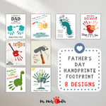 Looking for a gift for Dad? Check out our Father's Day hand and foot print templates. Personalize each design with your child's prints and create a unique keepsake that dad will cherish forever.