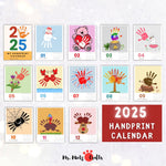 This Printable Handprint Memory book template is perfect for your toddler or preschoolers. This 2025 handprint calendar makes the perfect Christmas gift and keepsake item for parents that they will treasure for years to come.