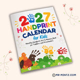 2027 Handprint Calendar and Memory Book for toddlers and preschoolers
