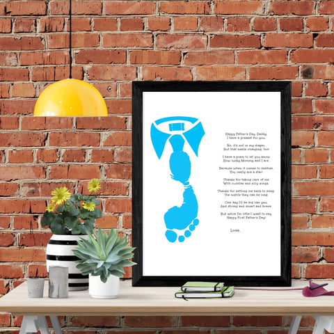 Create a fun and heartwarming keepsake with your child and send a meaningful personal greeting card or gift to dad this Father's Day with this sweet “Father's Day Tie” printable template.