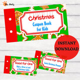 Need some fresh ideas for giving Christmas gifts to kids? These cute coupon books allow you to create the perfect gift, customized by you for each recipient. Download this Christmas coupon book and get 24 unique pre-filled coupons as well as 6 blank ones for custom coupons. Merry Christmas!!!