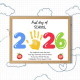Celebrate the first day of school with our fun handprint craft! Kids can create a unique keepsake featuring a red apple and yellow pencil design. Perfect for back-to-school activities and classroom projects, this craft helps develop fine motor skills and captures special memories.