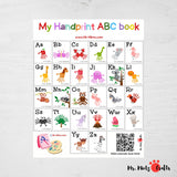 A complete set of A-Z Handprint Alphabet - explore the Alphabet with these cute and original set of handprint crafts. Your preschooler will love them.