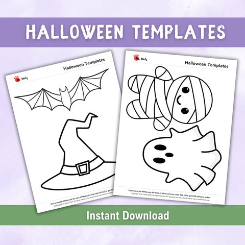 Perfect for preschool Halloween activities, cutting, tracing, and coloring fun. Great for classroom projects and family crafts.