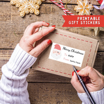 Your handmade and homemade Christmas gifts will shine with custom labels as the finishing touch!