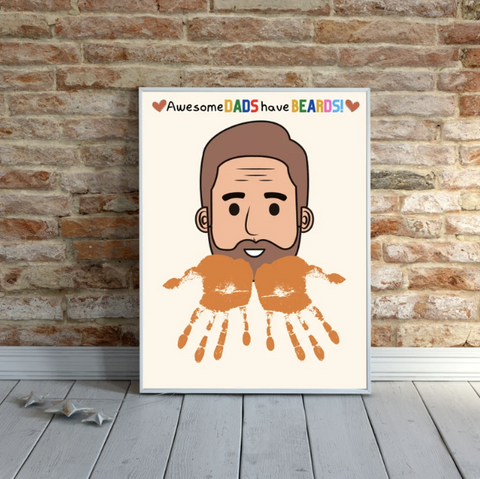 These Adorable Handprint Crafts for Father's Day are perfect for any Dad who loves gifts made by her little one’s handprints – after all, they grow so fast! Awesome Gift for Awesome Dad!