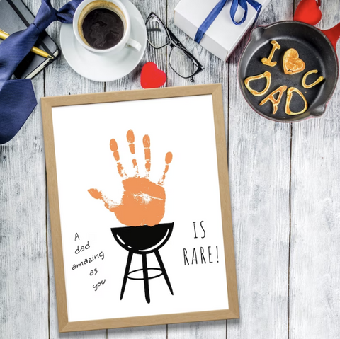 These Adorable Handprint Crafts for Father's Day are perfect for any Dad who loves gifts made by her little one’s handprints – after all, they grow so fast!