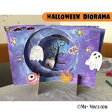 This Halloween Diorama is the perfect way to get the family excited about the fall. Make as an easy project or spooky decoration.