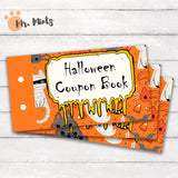 These cute coupon books allow you to create the perfect gift, customized by you for each recipient. Download this Halloween coupon book and get 24 unique pre-filled coupons as well as 6 blank ones for custom coupons. Happy Halloween!!! 
