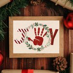 This Christmas JOY Handprint Craft is the perfect gift to send home to the parents for the holidays. Perfect for a teacher's card to go with an end-of-year gift.