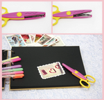 Kids can create fun designs with these safety scissors!  Children Safety Scissors offer round tips and plastic blades that can only cut paper and card, you don't have to worry about your kids cutting their fingers or hair.