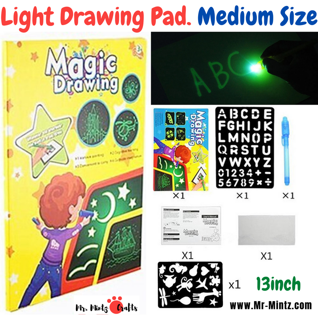 Dazzle Lane Multicolor Magic Drawing Pad For Kids, Packaging