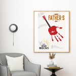 This cute My Dad Rocks Father's Day Electric Guitar Handprint Activity Poster will be the perfect craft activity for this special day.