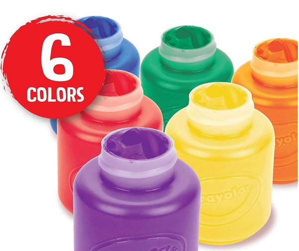 Washable Kids Paint, Pack of 6