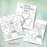 Printable St Patricks Day coloring pages are a fun way for kids of all ages to develop creativity, focus, motor skills and color recognition.