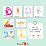 Easter handprint art activities are amazing ways to celebrate the holiday with your kids and create special memories to enjoy for years to come. This amazing printable set makes it easy to get started with these holiday fun activities.