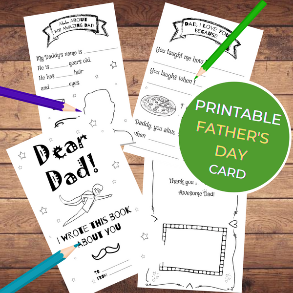 Father's Day Card – Mr. Mintz Crafts